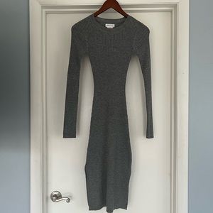 Double slit sweater dress brand new